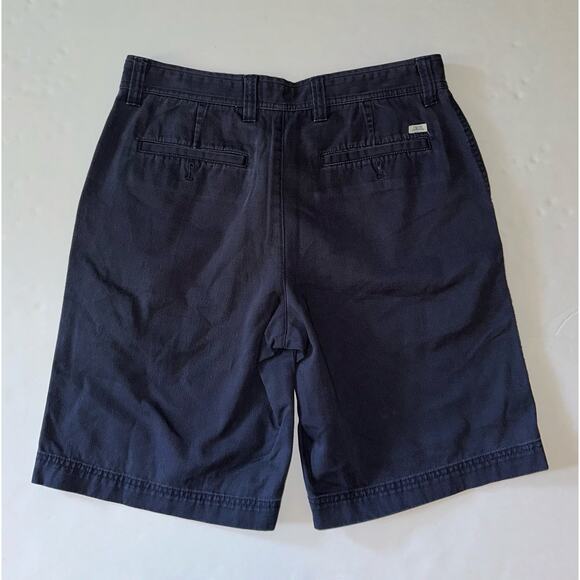 Izod Saltwater Mens Blue Flat Front Chino Casual Short Size 32 - Picture 5 of 6
